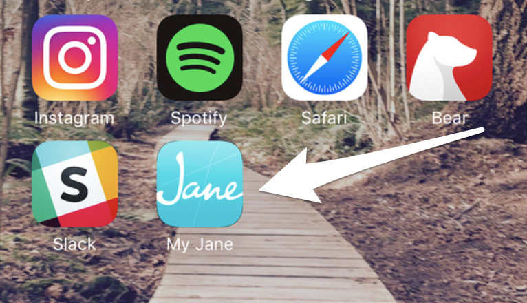 Using Jane on a Smartphone - Jane App