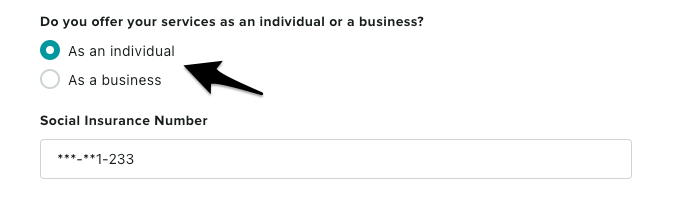 The Personal Information section of the payroll setup