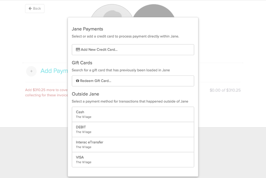 Partially Pay an Invoice  Jane App - Practice Management Software for  Health & Wellness Practitioners