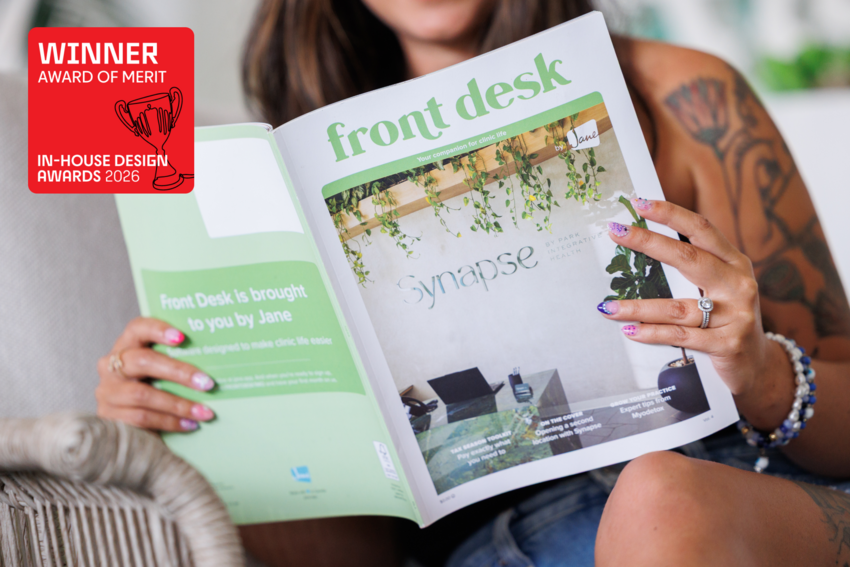 Front Desk magazine wins RGD In-House Design Award