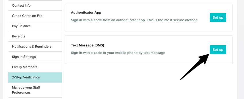 the screen where you enter your verification code with a link underneath to use your recovery code instead